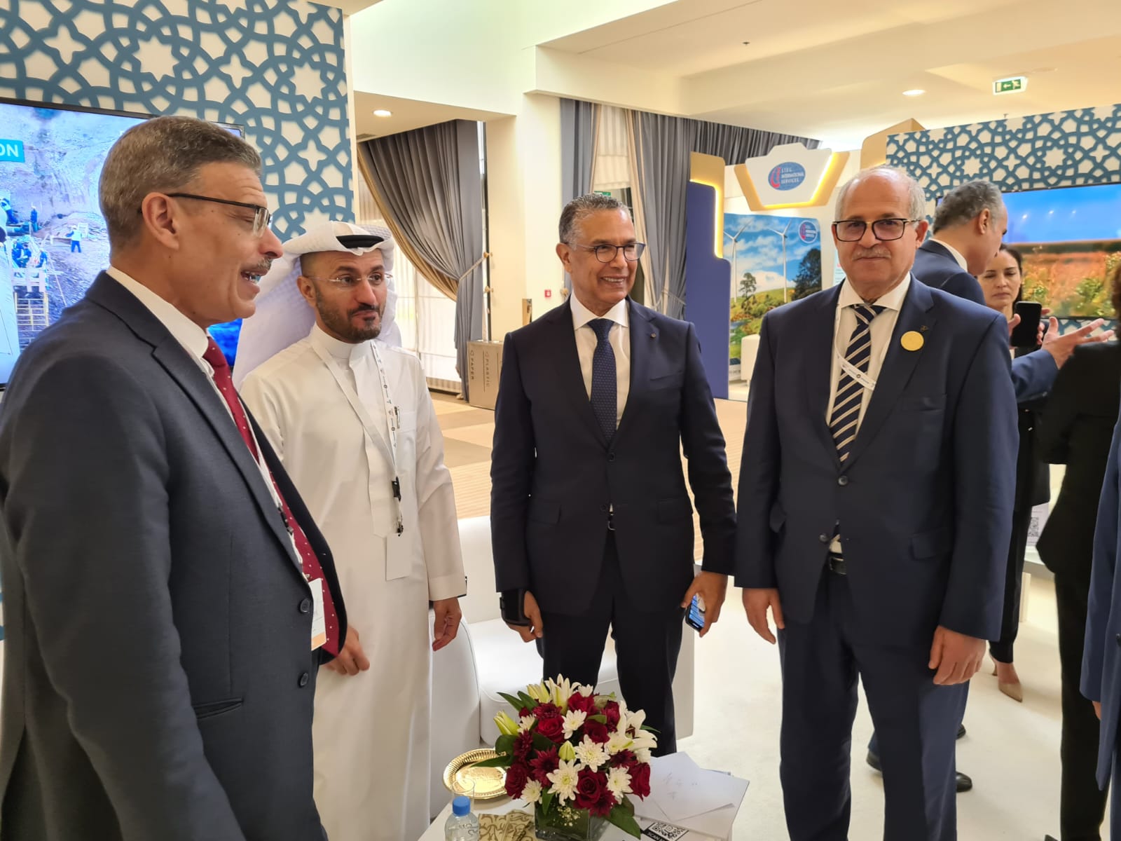 Participation de la STEG International Services à l’exposition accompagnant la septième conférence générale de l’Union arabe de l’électricité au Qatar du 20 au 22 Mars 2022.