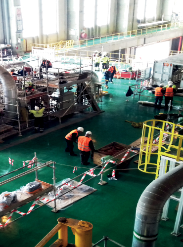 Révision Générale du groupe turbo- alternateur 350 MW de la centrale thermique de Jorf Lasfar Maroc